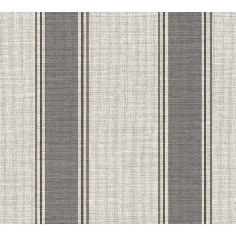 Vliestapete 'Michalsky 6' Streifen grau/beige 0,53 x 10,05 m