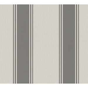 Vliestapete 'Michalsky 6' Streifen grau/beige 0,53 x 10,05 m
