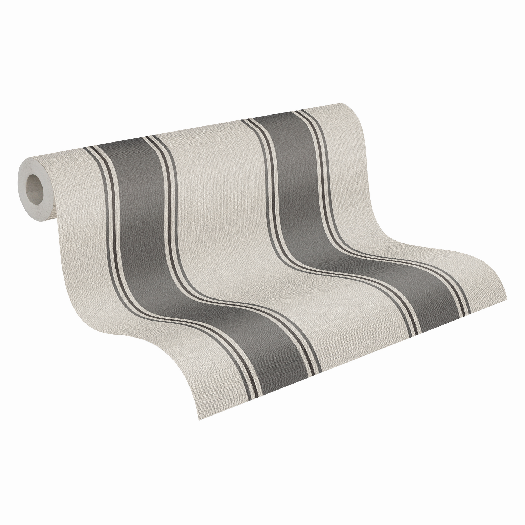 Vliestapete 'Michalsky 6' Streifen grau/beige 0,53 x 10,05 m