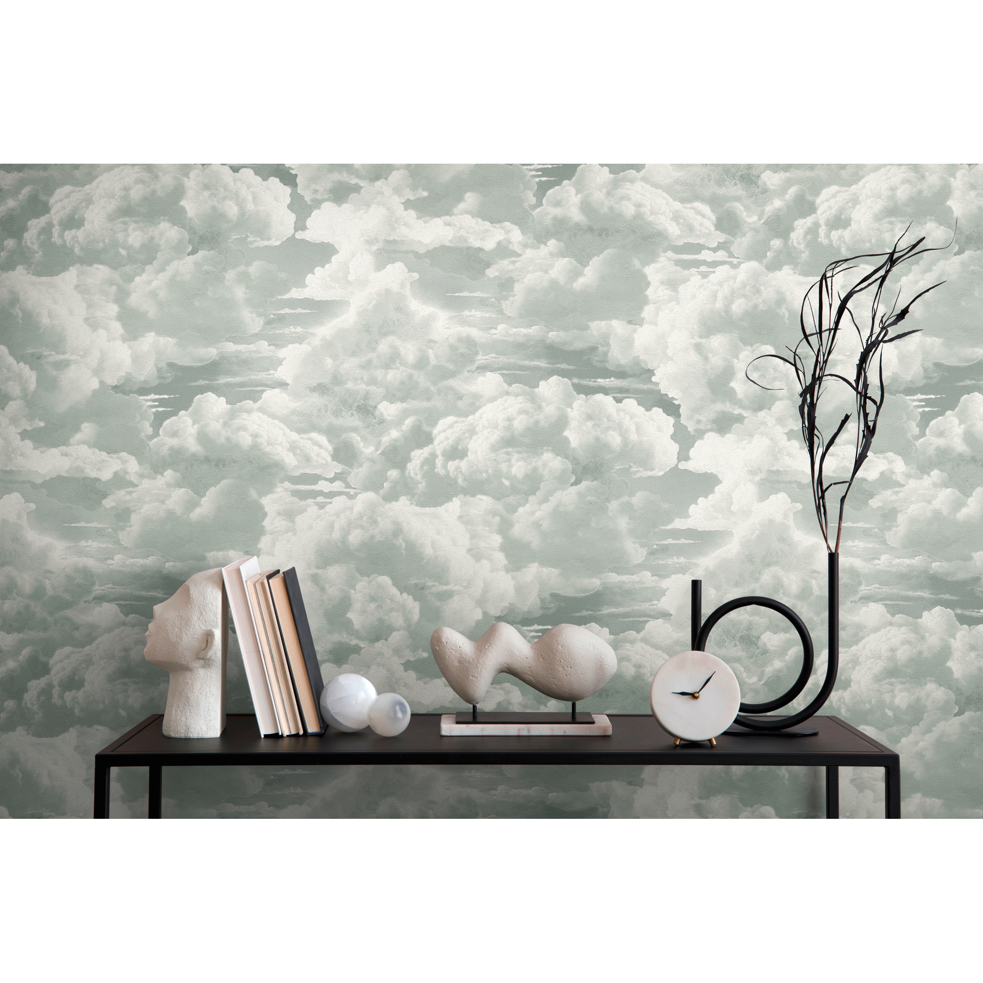 Vliestapete 'Michalsky 6' Wolken grau 0,53 x 10,05 m