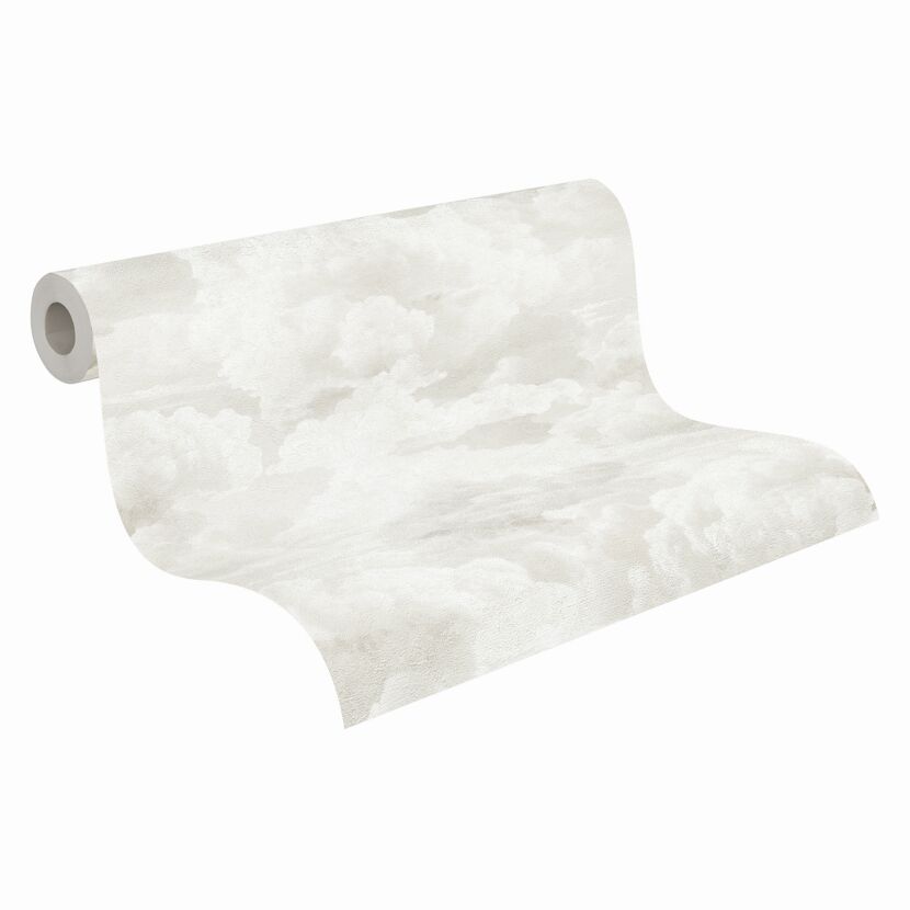 Vliestapete 'Michalsky 6' Wolken creme 0,53 x 10,05 m