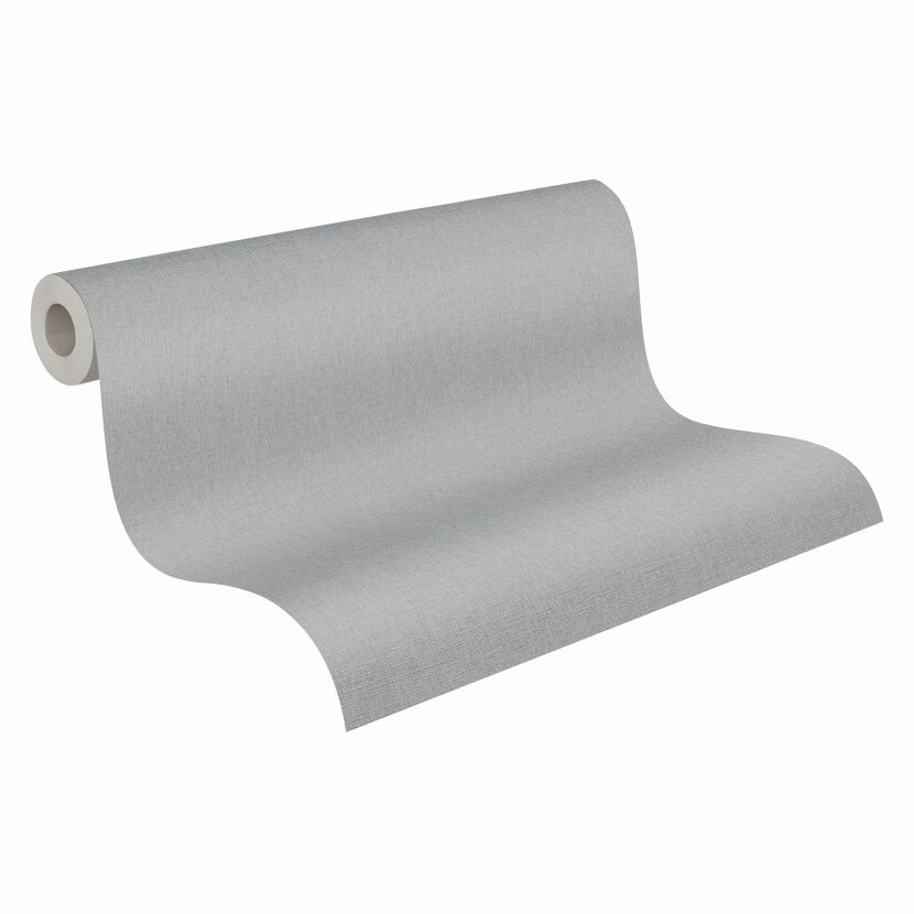 Vliestapete 'Michalsky 6' Uni grau 0,53 x 10,05 m