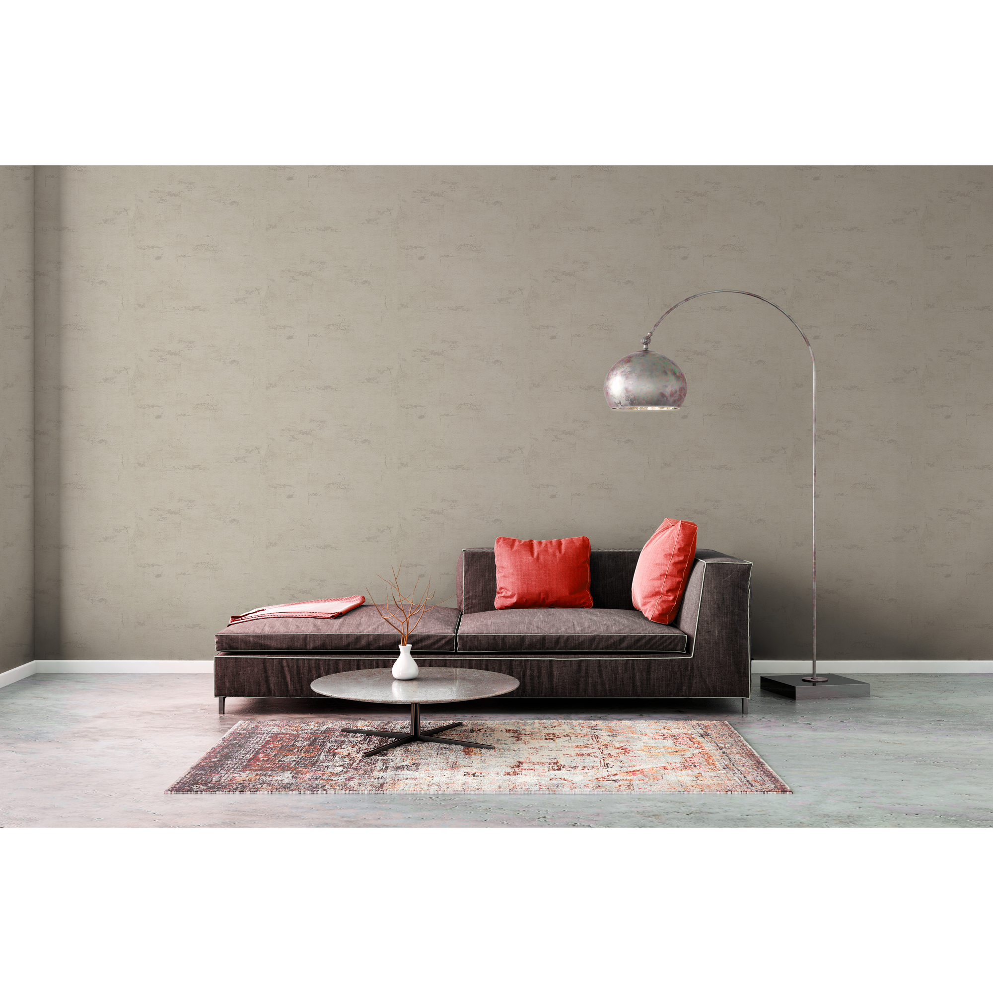 Vliestapete 'Daniel Hechter 7' Putz hellbeige 0,53 x 10,05 m