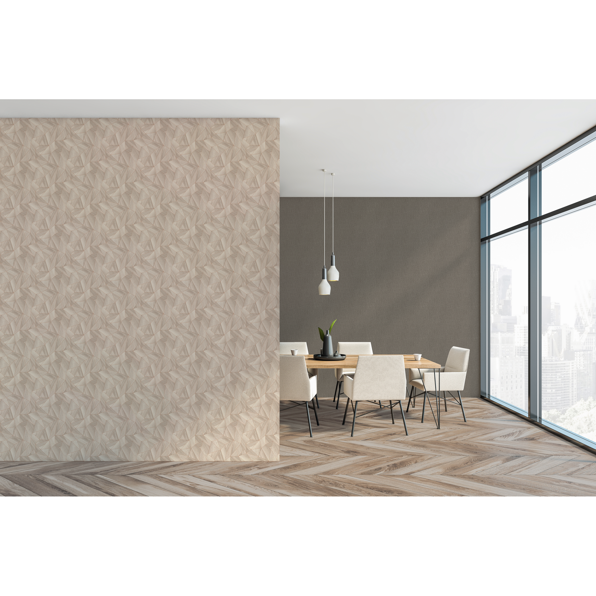 Vliestapete 'Daniel Hechter 7' Grafik creme 0,53 x 10,05 m