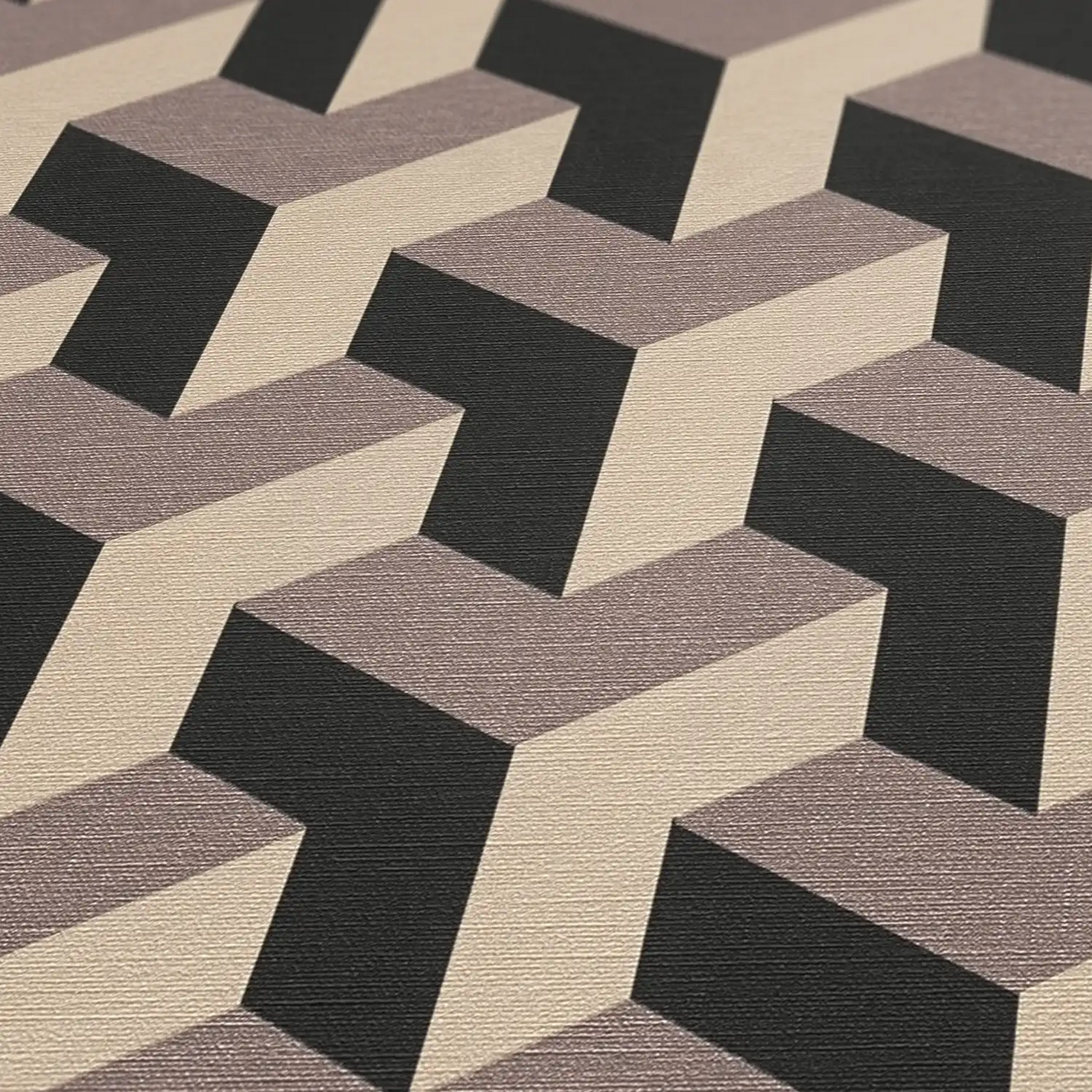 Vliestapete 'Daniel Hechter 7' 3D-Grafik beige 0,53 x 10,05 m