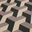 Vliestapete 'Daniel Hechter 7' 3D-Grafik beige 0,53 x 10,05 m