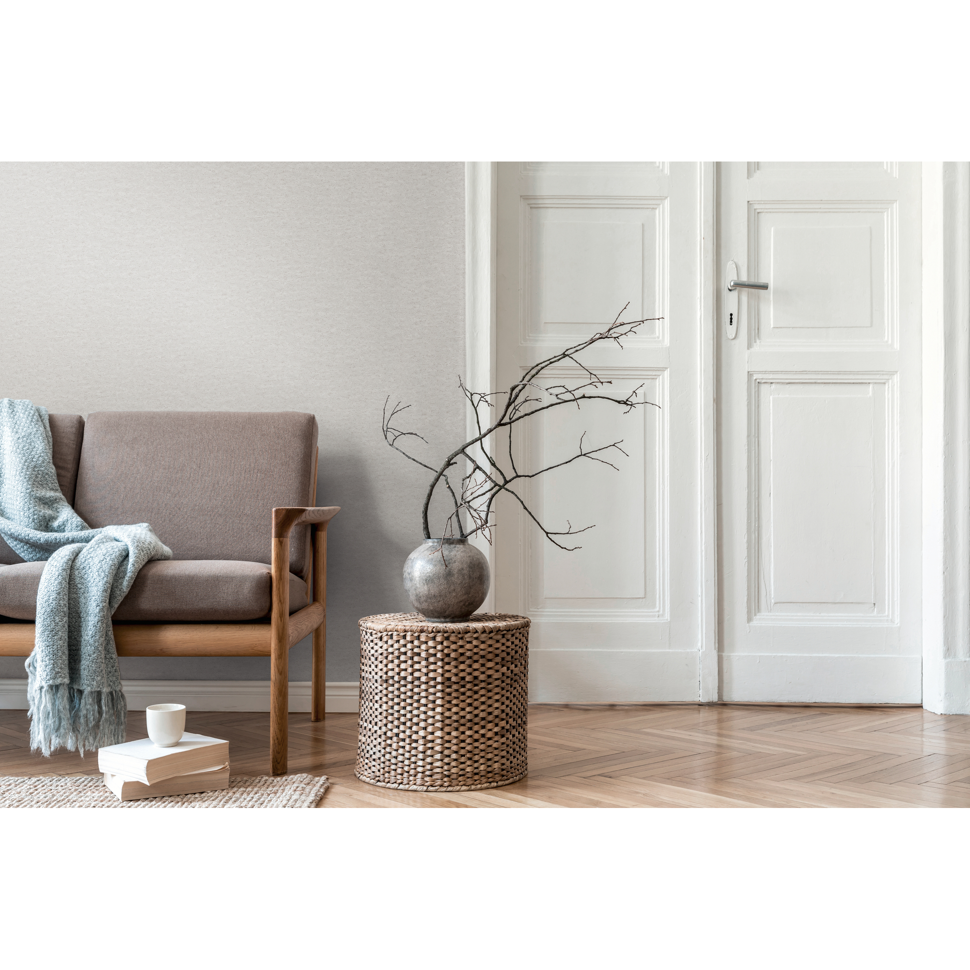 Vliestapete 'Daniel Hechter 7' Beton hellgrau 0,53 x 10,05 m