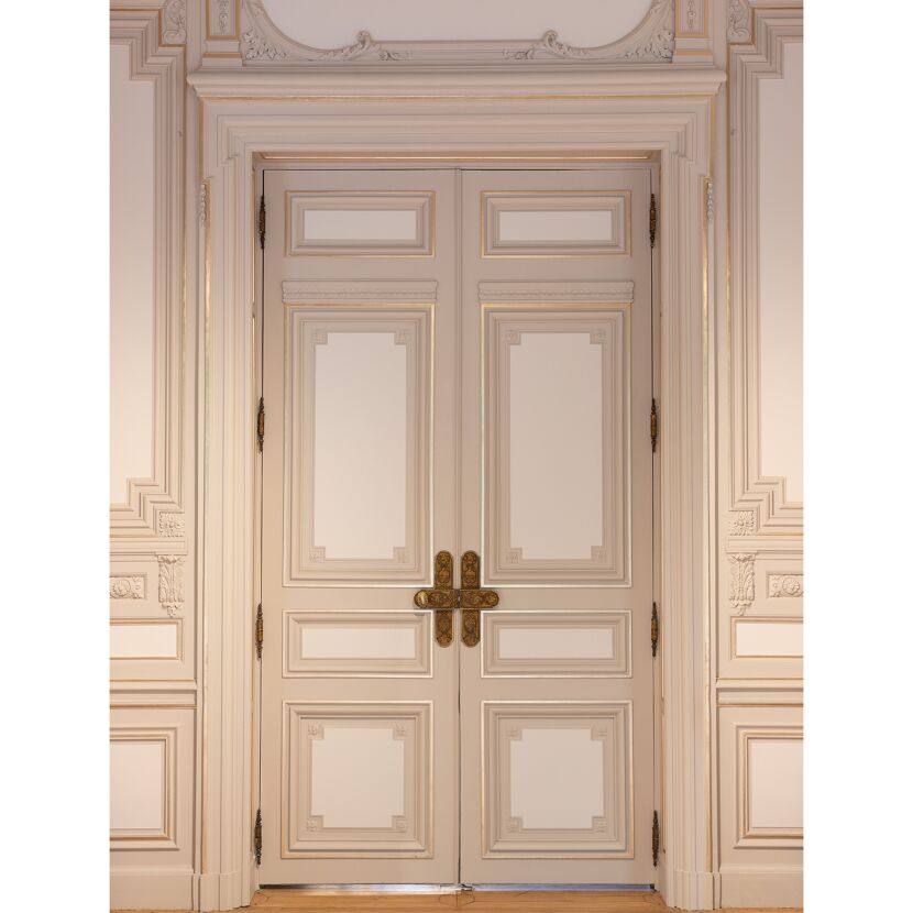 Vliestapete 'Daniel Hechter 7' Tür beige 3-teilig 2,12 x 2,8 m