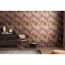 Vliestapete 'Anna d'Andrea' Retro rot 0,53 x 10,05 m
