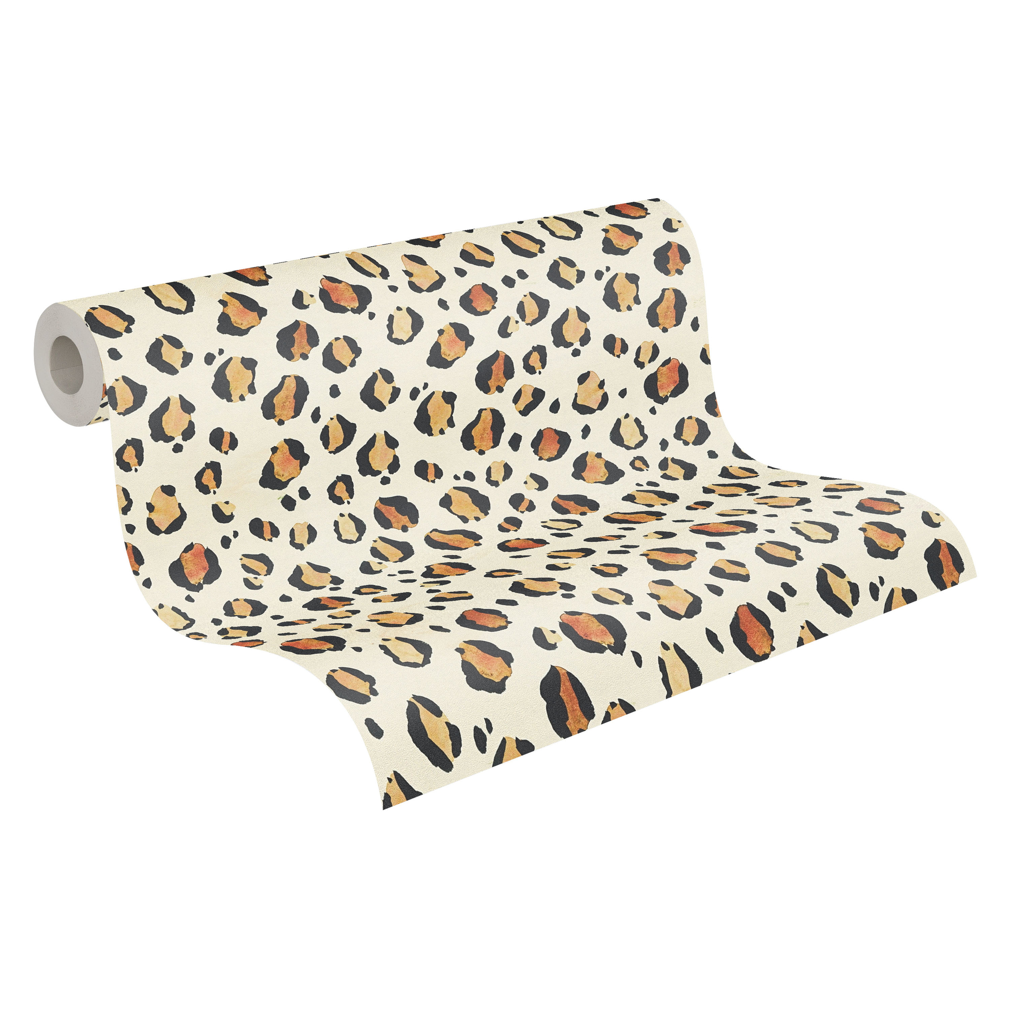 Vliestapete 'Anna d'Andrea' Leo beige 0,53 x 10,05 m