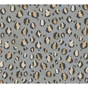 Vliestapete 'Anna d'Andrea' Leo grau 0,53 x 10,05 m