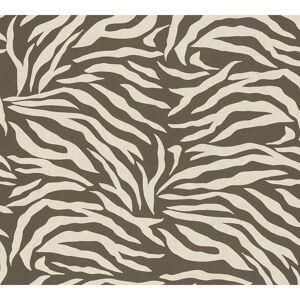 Vliestapete 'Anna d'Andrea' Zebra beige 0,53 x 10,05 m