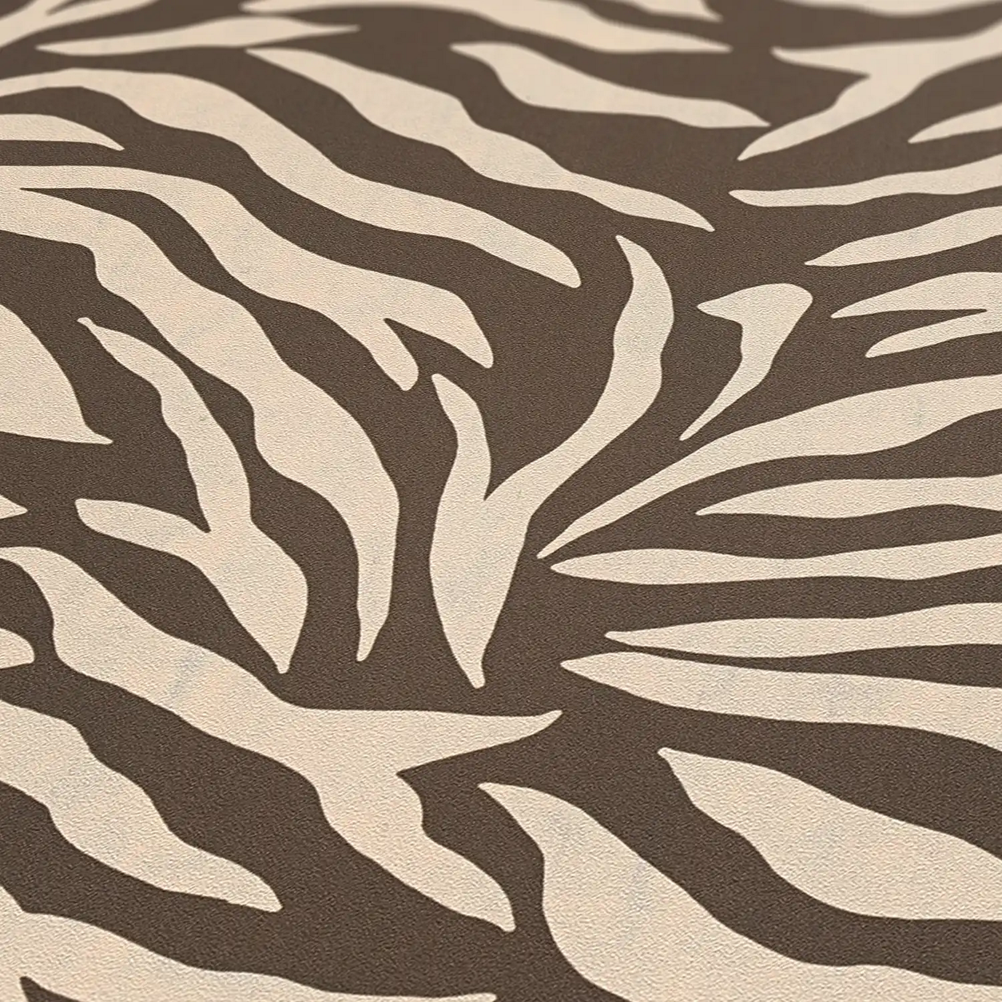 Vliestapete 'Anna d'Andrea' Zebra beige 0,53 x 10,05 m