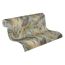 Vliestapete 'Anna d'Andrea' Blatt grau 0,53 x 10,05 m