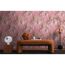 Vliestapete 'Anna d'Andrea' Blätter pink 0,53 x 10,05 m