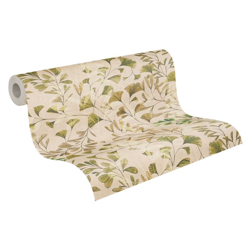 Vliestapete 'Anna d'Andrea' Ranken beige 0,53 x 10,05 m