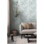 Vliestapete 'Anna d'Andrea' Ranken blau 0,53 x 10,05 m