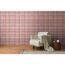 Vliestapete 'Anna d'Andrea' Karo pink 0,53 x 10,05 m