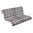 Vliestapete 'Anna d'Andrea' Karo grau 0,53 x 10,05 m
