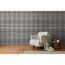 Vliestapete 'Anna d'Andrea' Karo grau 0,53 x 10,05 m