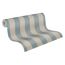 Vliestapete 'Anna d'Andrea' Streifen blau 0,53 x 10,05 m