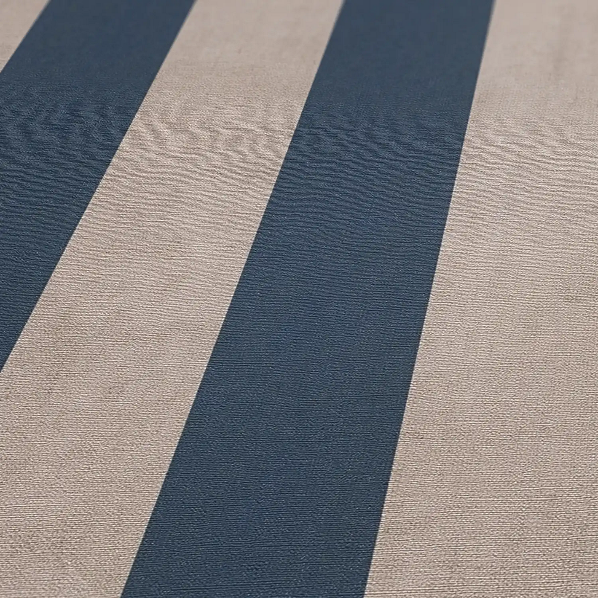 Vliestapete 'Anna d'Andrea' Streifen blau 0,53 x 10,05 m