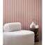 Vliestapete '50 Jahre A.S.' Holzpaneel rosa 0,53 x 10,05 m