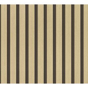 Vliestapete '50 Jahre A.S.' Holzpaneel gold 0,53 x 10,05 m