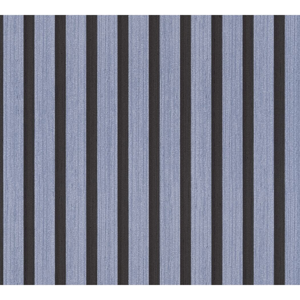 Vliestapete '50 Jahre A.S.' Holzpaneel blau 0,53 x 10,05 m