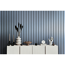 Vliestapete '50 Jahre A.S.' Holzpaneel blau 0,53 x 10,05 m