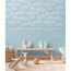 Bordüre 'Lilly & Luis' Regenbogen blau 0,13 x 5 m