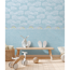 Bordüre 'Lilly & Luis' Regenbogen blau 0,13 x 5 m