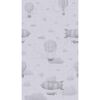 Vliestapete 'Lilly & Luis' Ballons grau 3-teilig 1,59 x 2,8 m