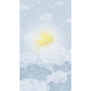 Vliestapete 'Lilly & Luis' Wolken blau 3-teilig 1,59 x 2,8 m