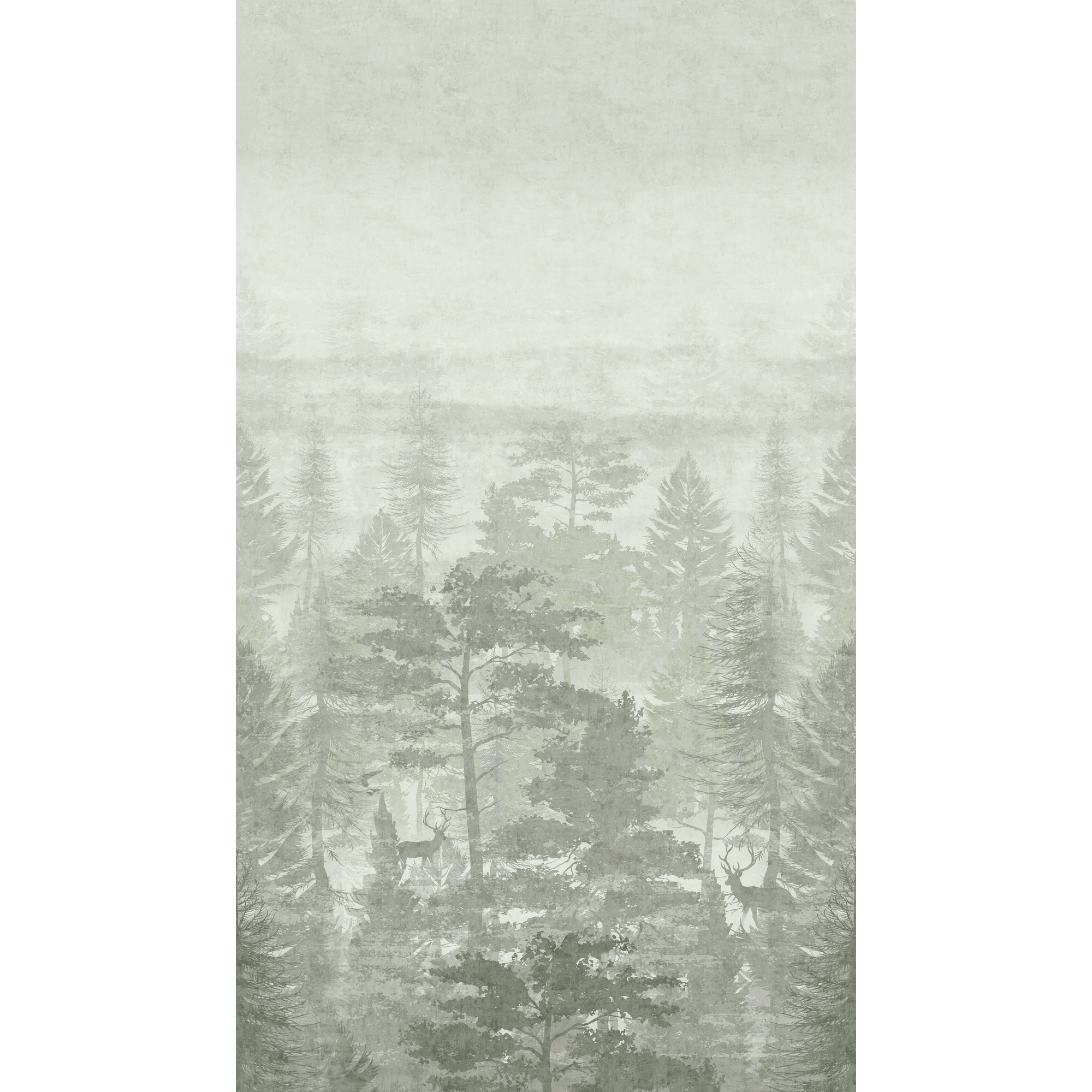Vliestapete 'Lilly & Luis' Wald grün 3-teilig 1,59 x 2,8 m