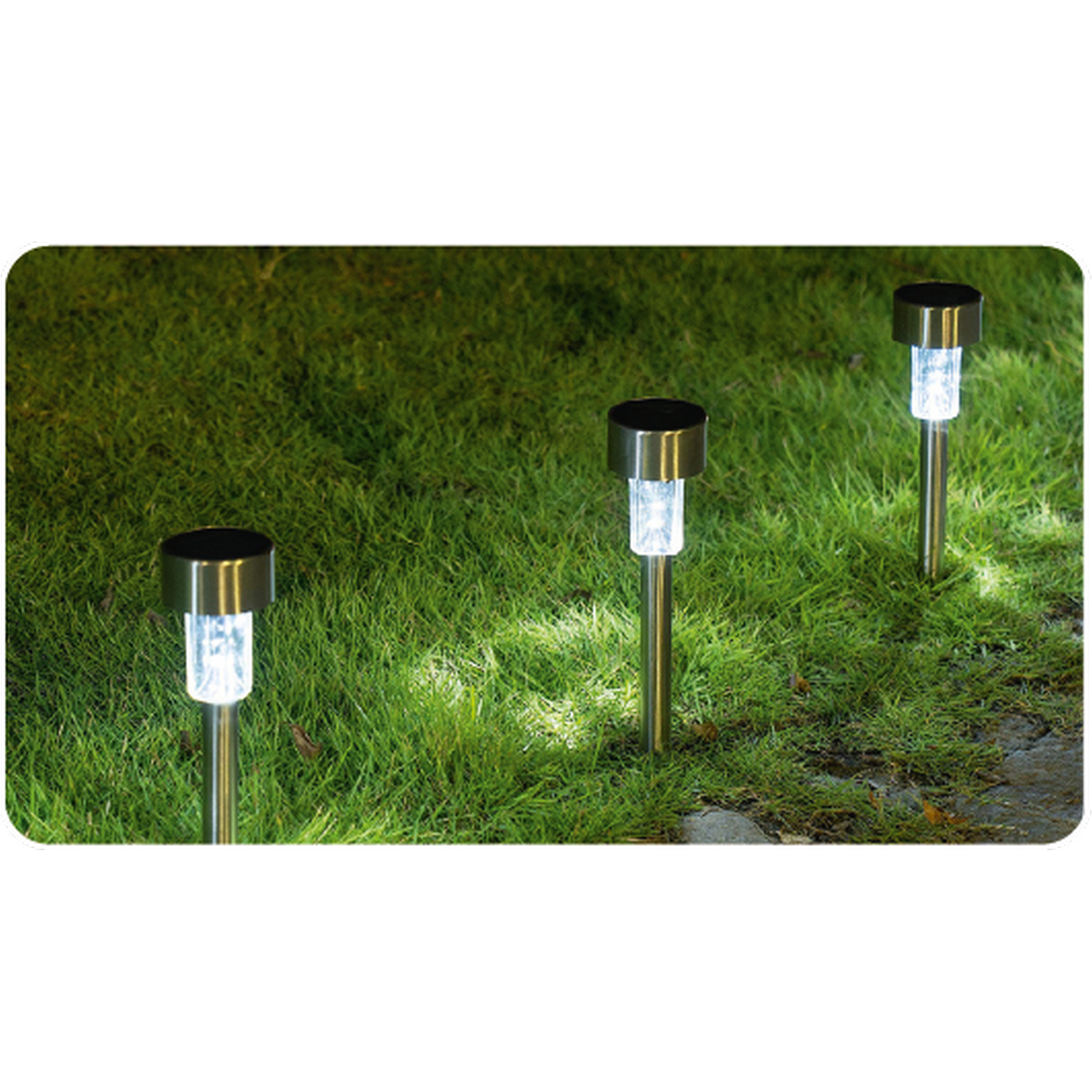 Solar Dekolicht silber 30,2 cm