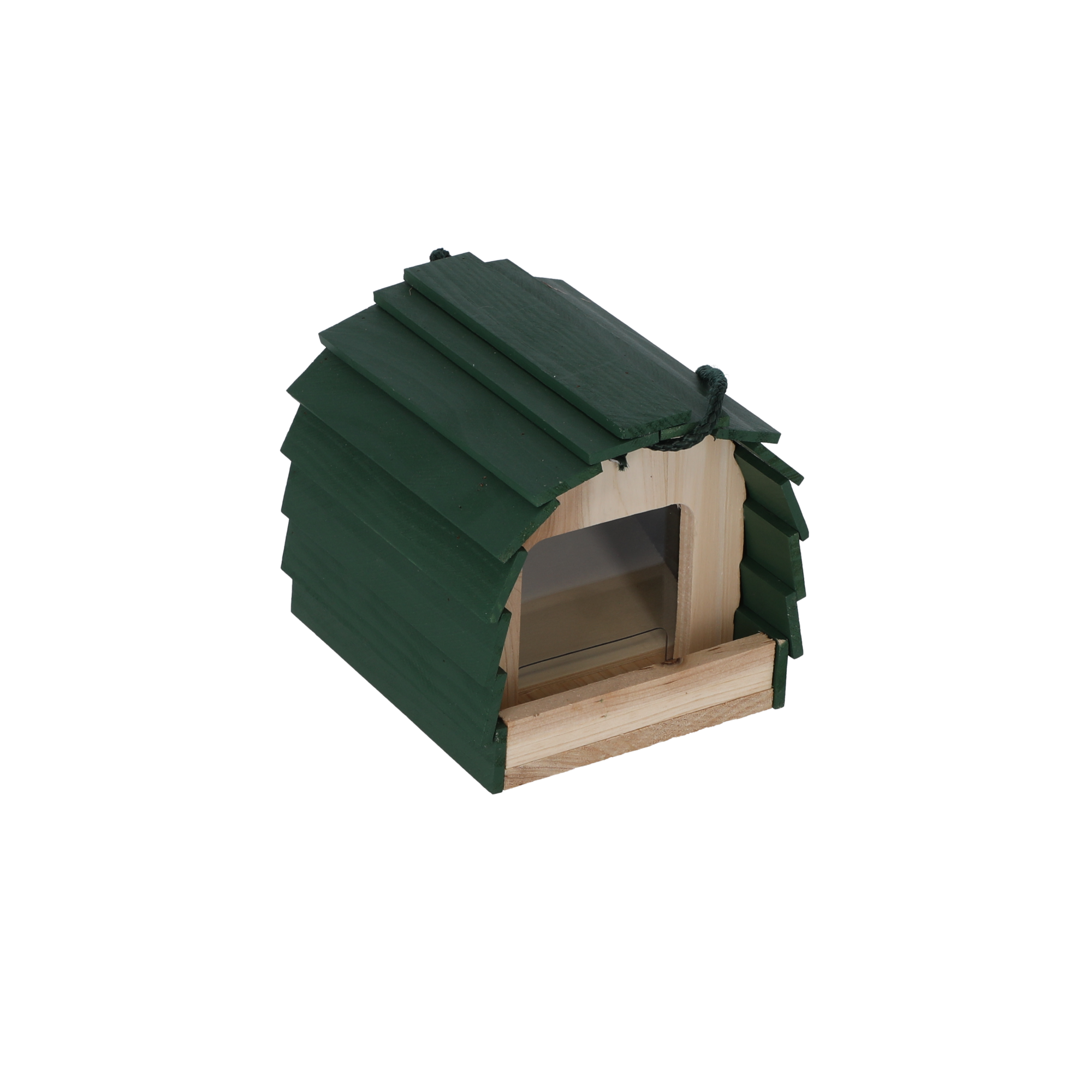 Vogelfutterhaus grün 15 x 19 x 17 cm