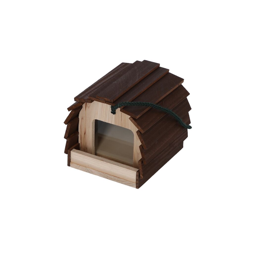 Vogelfutterhaus braun 15 x 19 x 17 cm