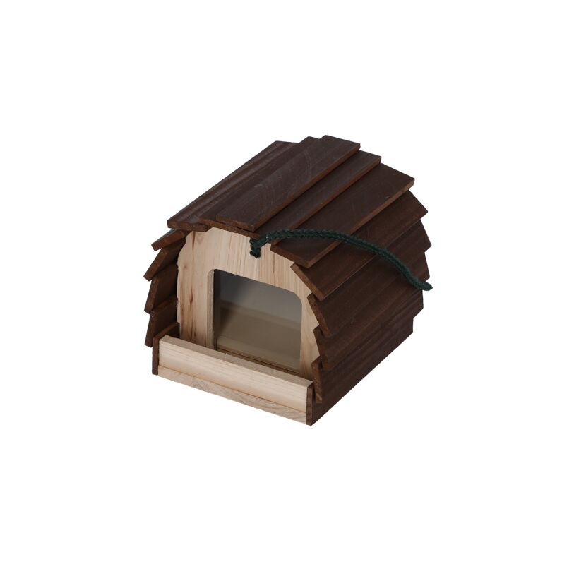 Vogelfutterhaus braun 15 x 19 x 17 cm