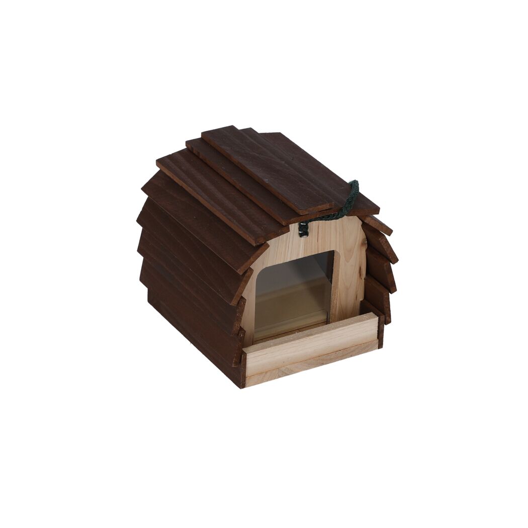 Vogelfutterhaus braun 15 x 19 x 17 cm