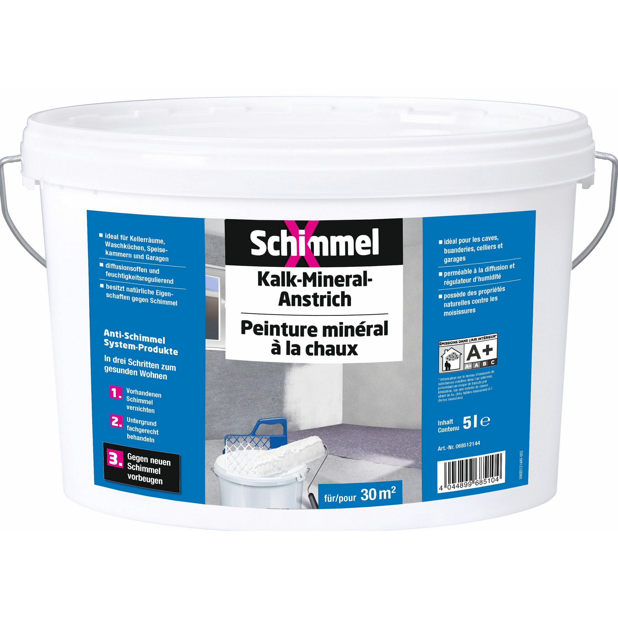 Kalk-Mineral-Anstrich weiß 5 l