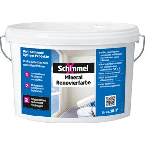 Mineral Renovierfarbe weiß 5 l