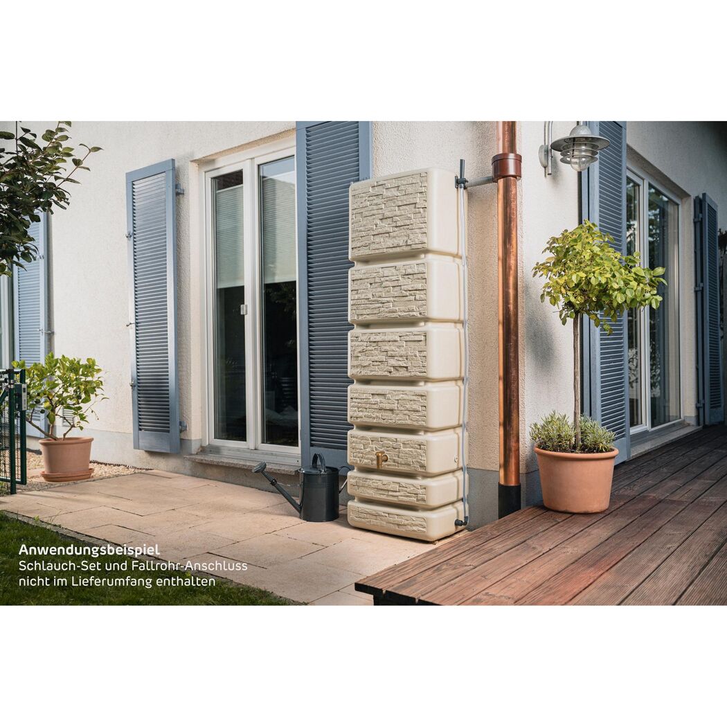 Wandtank 'Slim Stone Decor' sandbeige 350 l