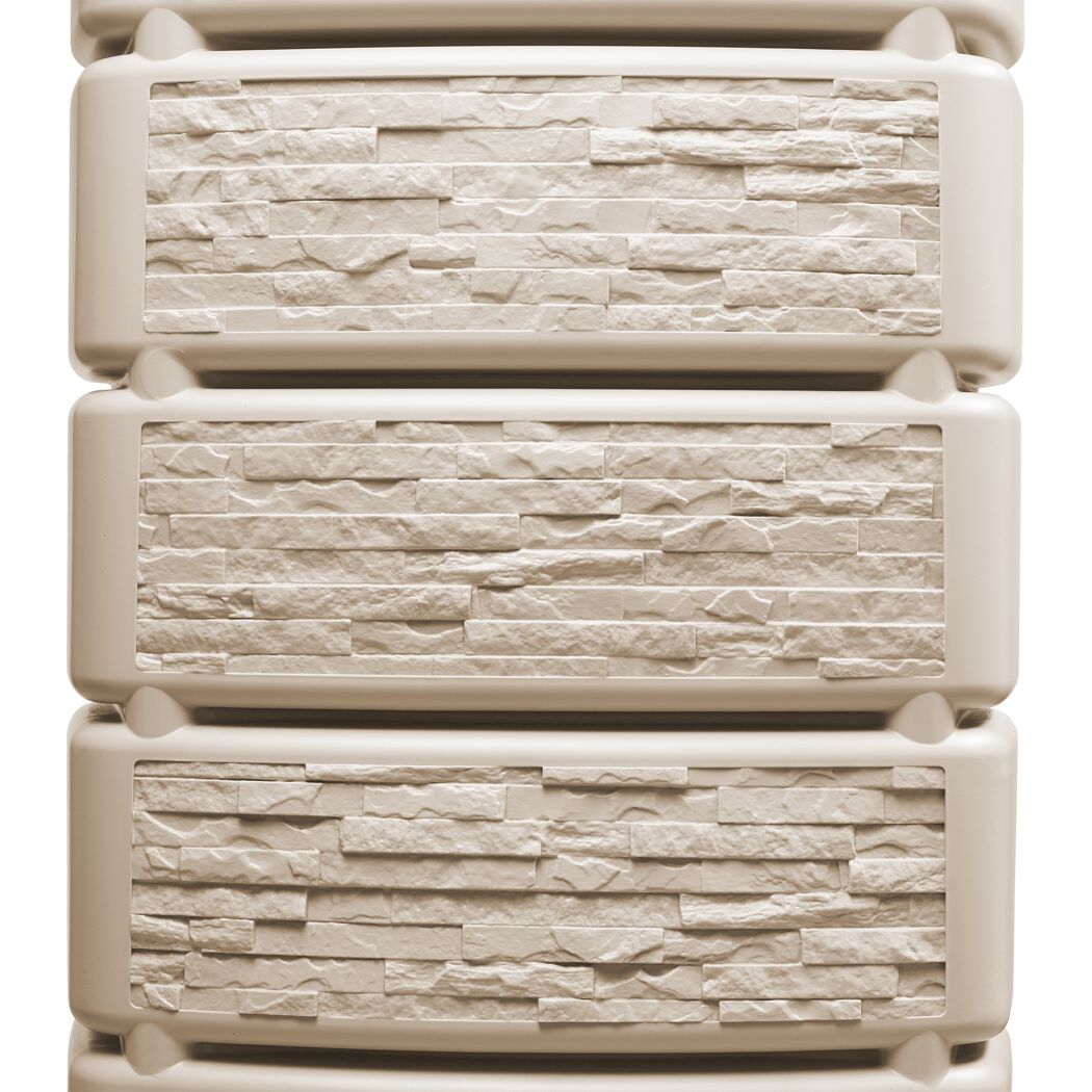 Wandtank 'Slim Stone Decor' sandbeige 350 l