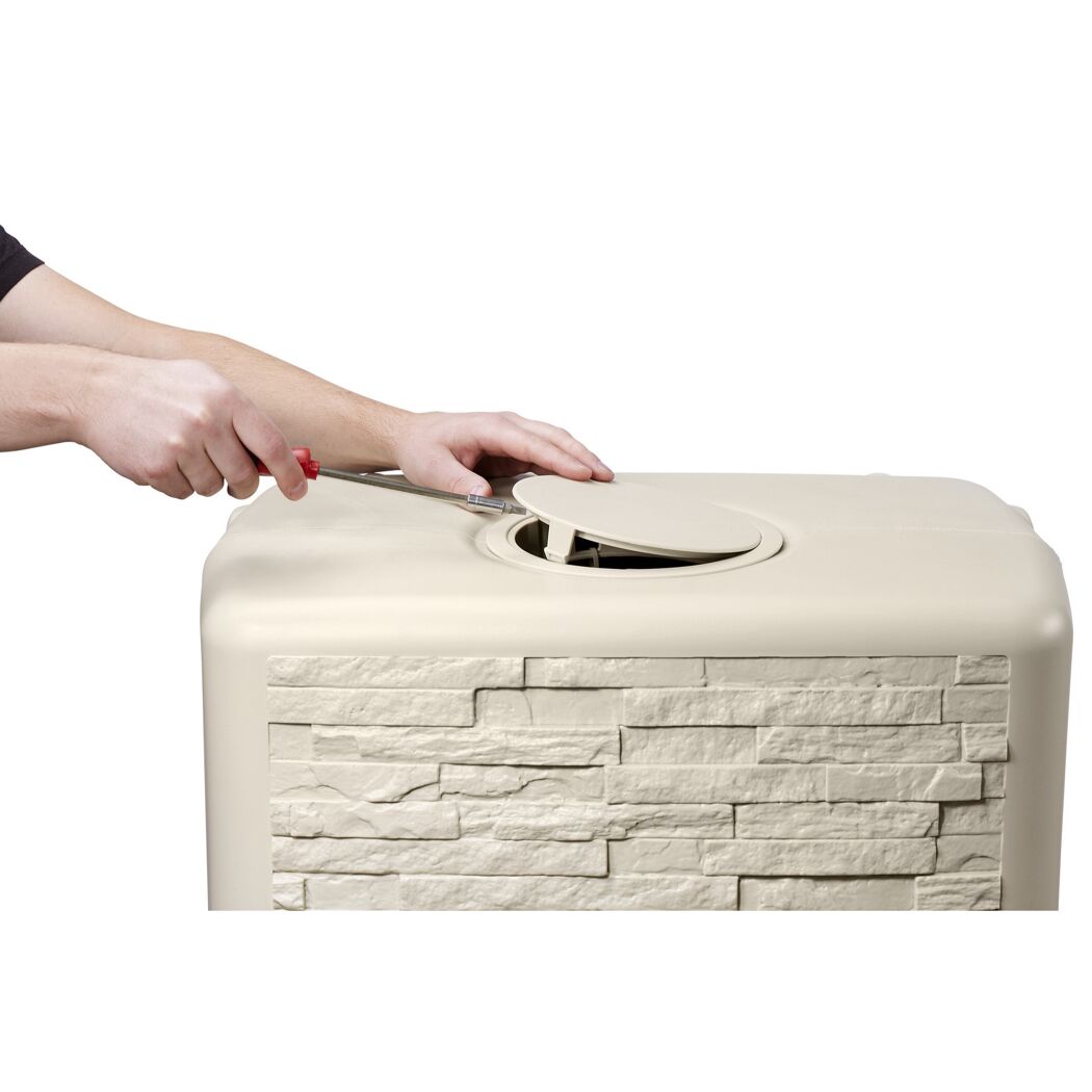 Wandtank 'Slim Stone Decor' sandbeige 350 l