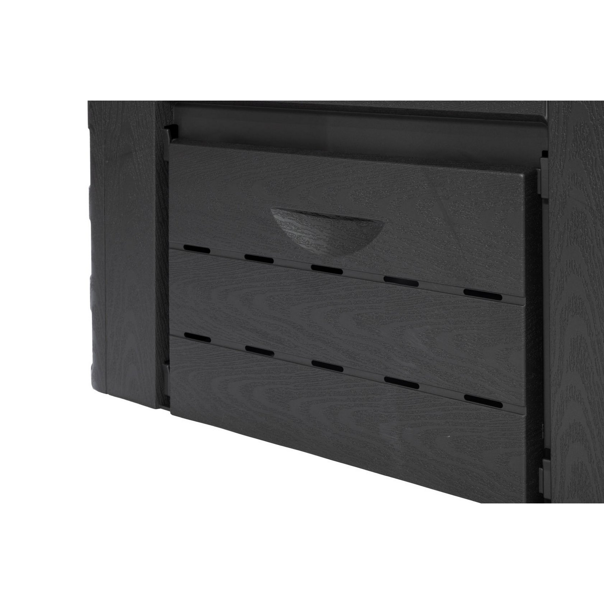 Komposter 'BlackLine' schwarz 400 l