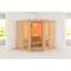 Sauna 'Ana 2' naturbelassen 196 x 198 x 196 cm