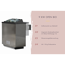 Systemsauna 'Ana 2' naturbelassen 9 kW Bio externe Steuerung 196 x 198 x 196 cm