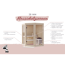 Sauna 'Yumalie' naturbelassen 158 x 207 x 158 cm