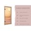 Saunahaus 'Aressa 2' naturbelassen / graualuminium Ofen 9 kW Bio externe Steuerung 231 x 231,5 x 276 cm
